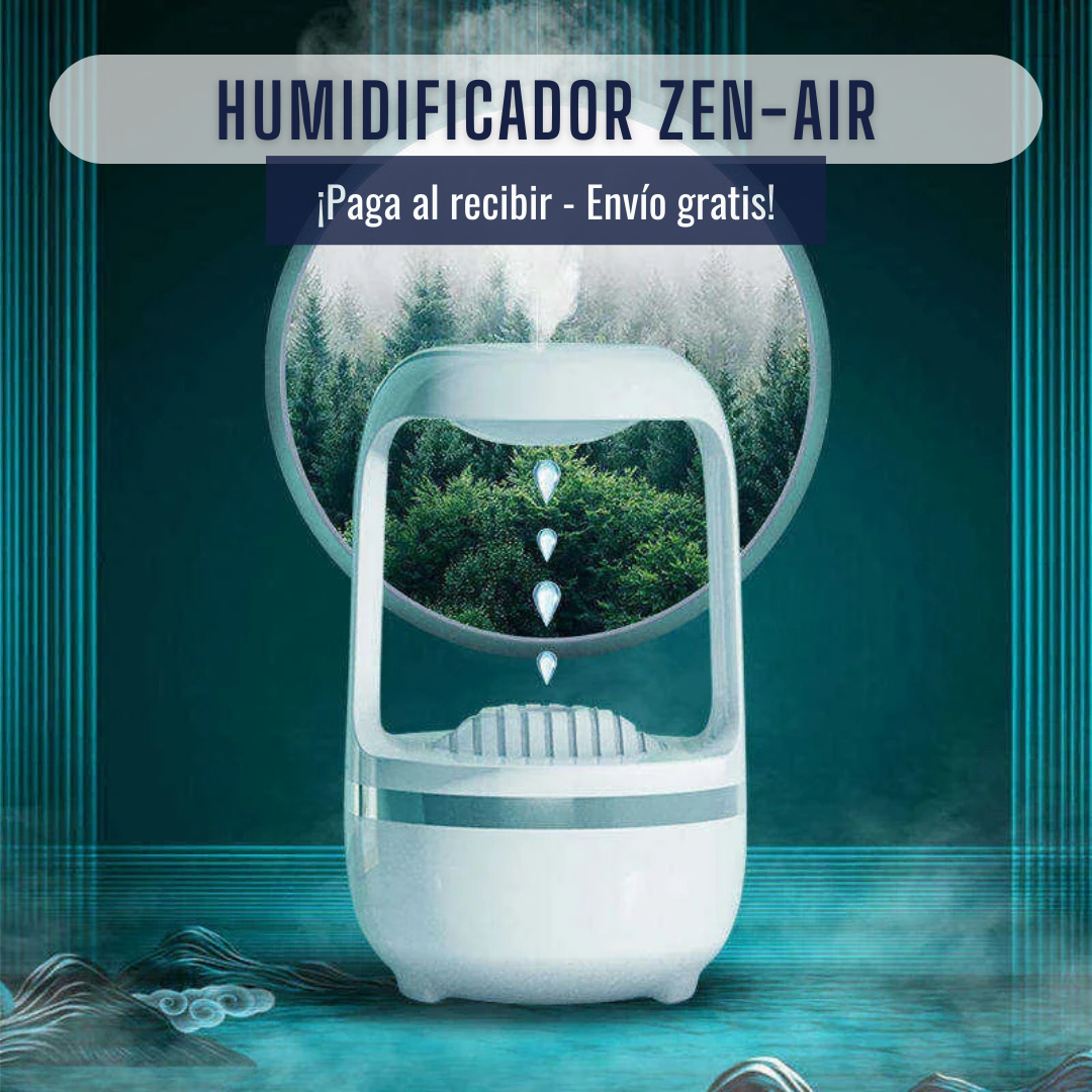 Humidificador Zen-Air. Con gotas antigravedad