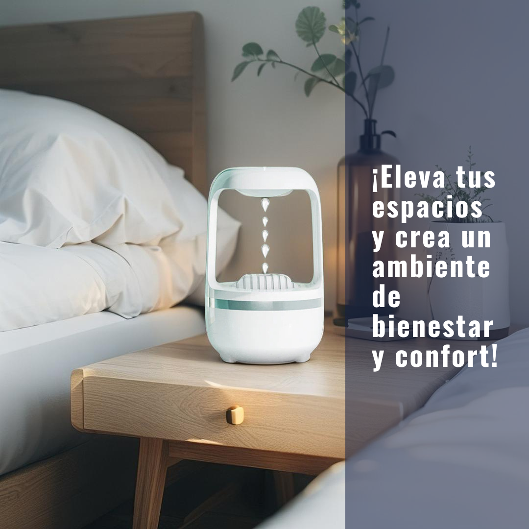 Humidificador Zen-Air. Con gotas antigravedad