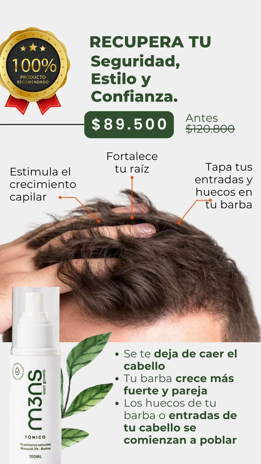 Tonico M3ns: Tratamiento Activador Capilar